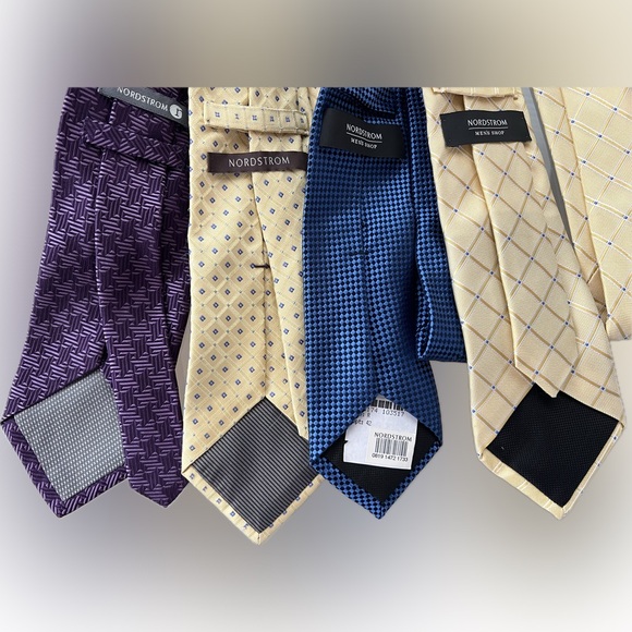 👔4️⃣ Bundle of 4 Nordstrom/ Nordstrom Men’s Shop Neckties/ Neck Ties—Standard - Picture 8 of 17